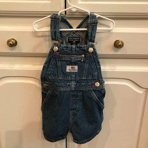 Polo Jeans Co. Dark Blue Short Overalls